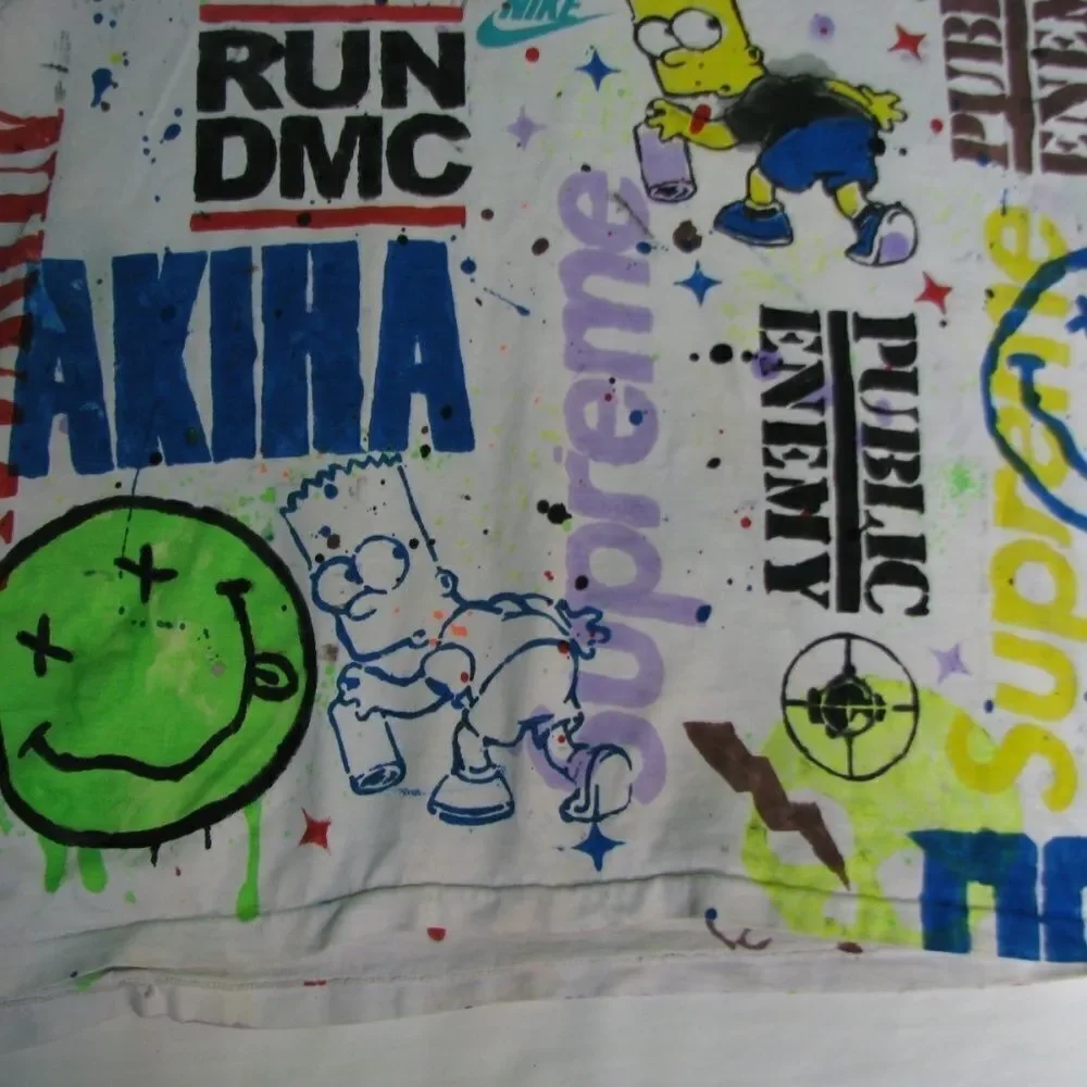 Vintage Eye Drop Hand-Painted Nike Akira Nirvana